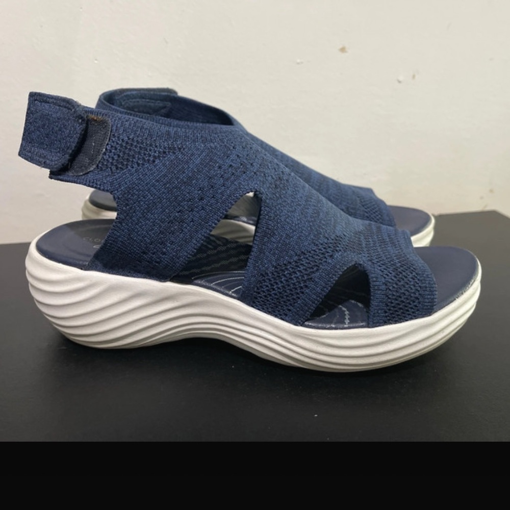 Clarks Navy Blue Sandals for Women